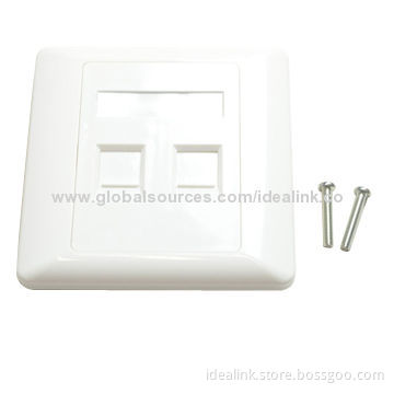 Square/Rectangle Faceplate, Made of PC or ABS Material, US/UK Style
